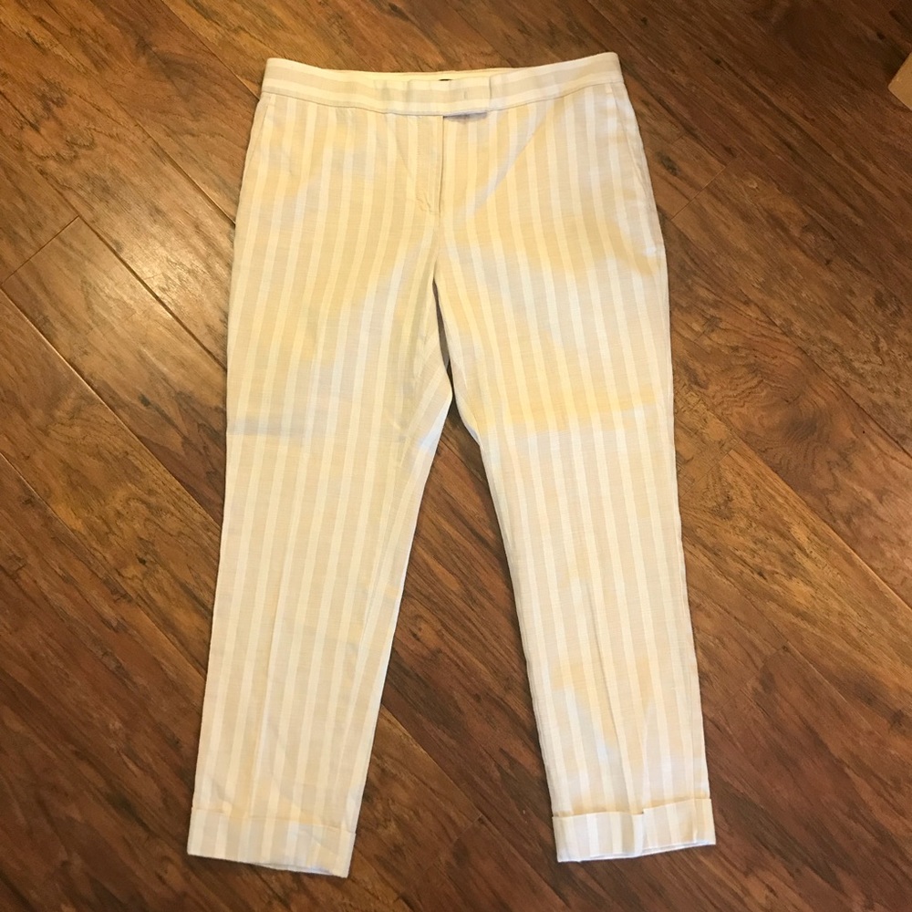 Ann Taylor “Devin” Linen Blend Pants